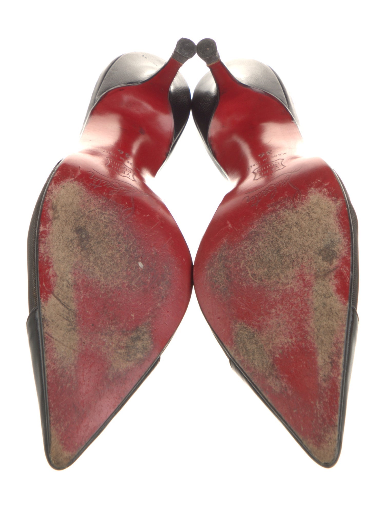 Christian Louboutin Leather Mules